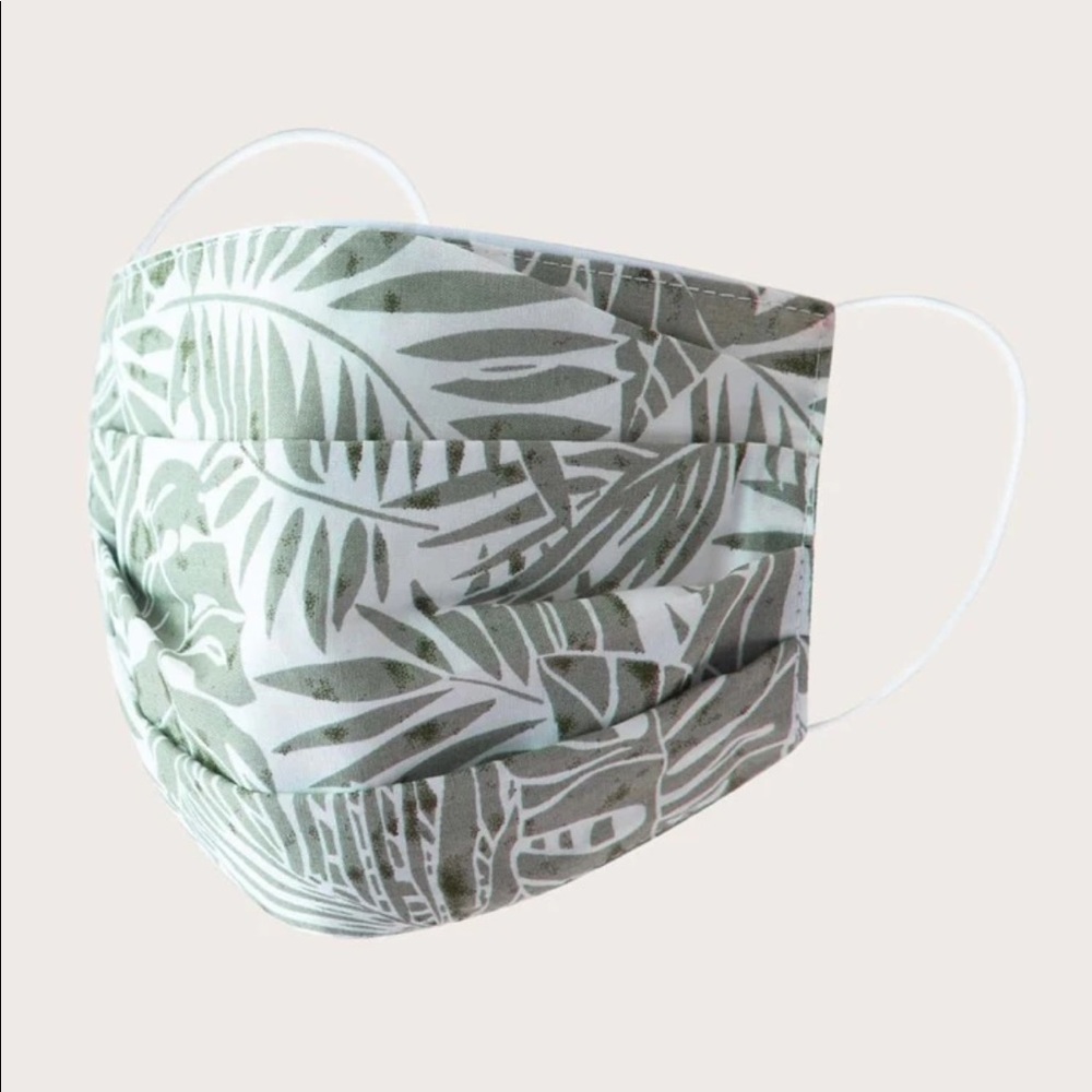 Bundle 2/$20 Mens Tropical Leaf Face Mask
